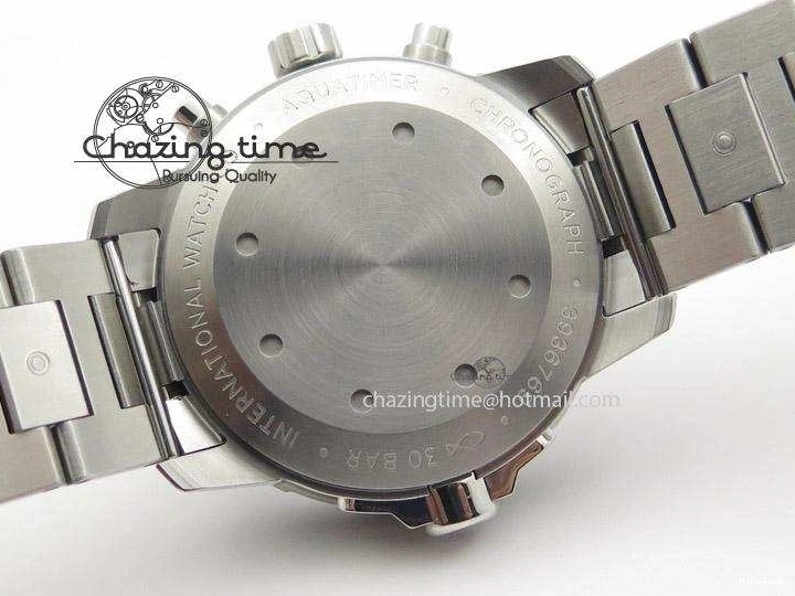 MIROTIME 0323 Versatile Aquatimer Chrono IW376803 V6F 1:1 Best Edition White Dial On SS Bracelet A 7359